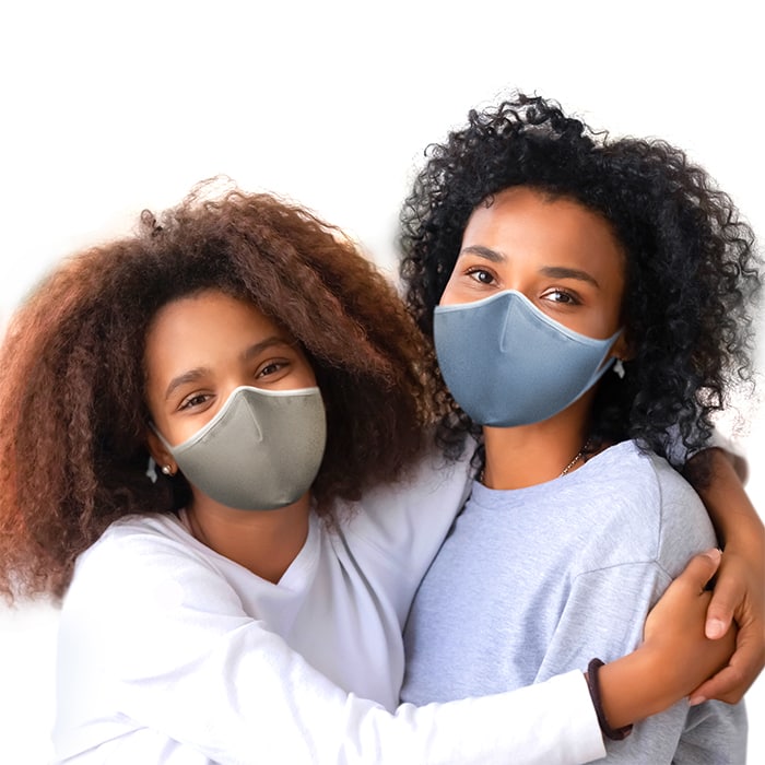 SoClean 3 Face Mask 3-Pack: Youth/Small Size, Sand/Sky/Pewter
